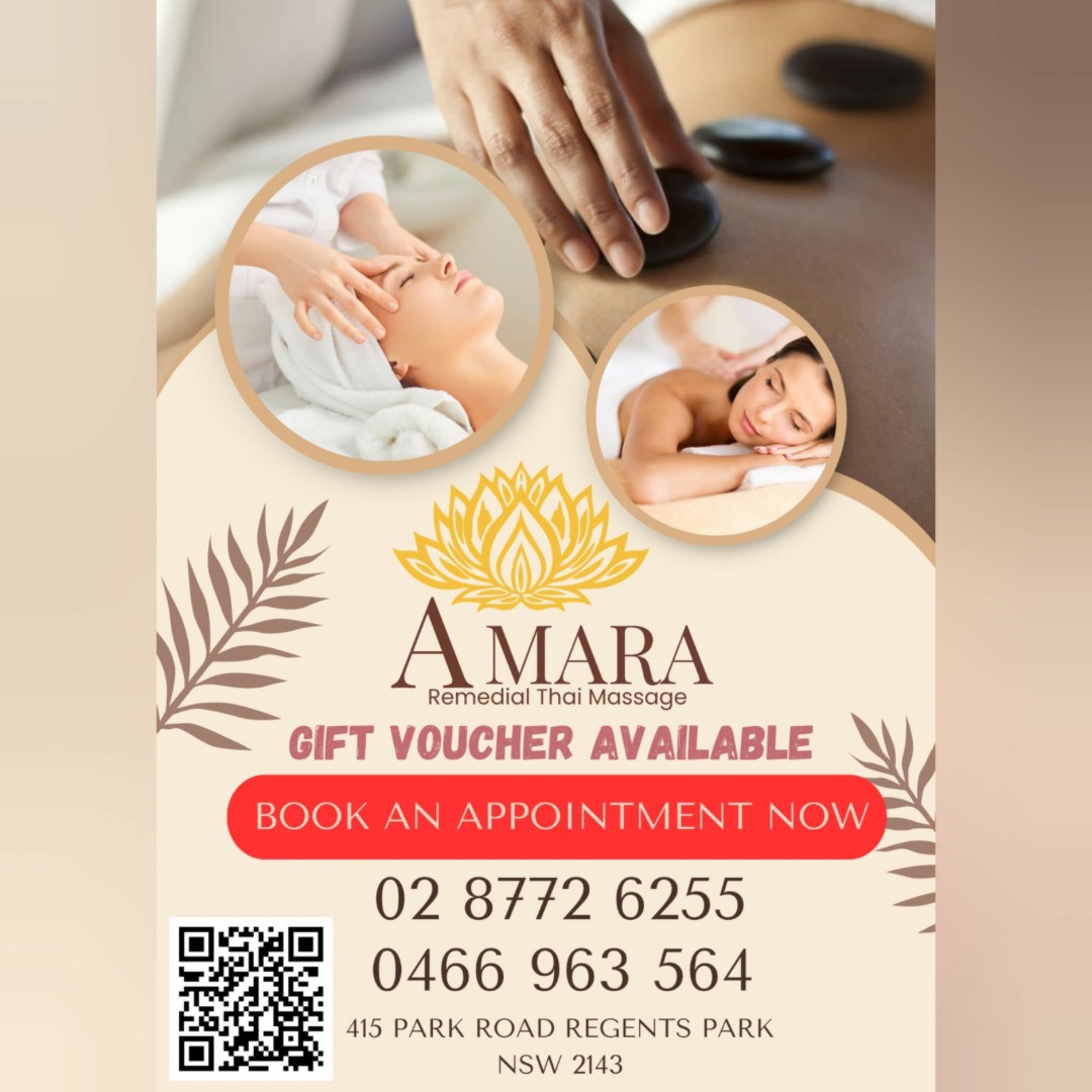 Amara Remedial Thai Massage in Regents Park, Sydney